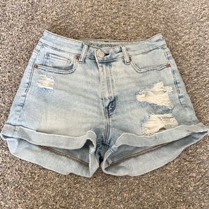 American eagle denim mom shorts